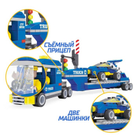 Конструктор &laquo;Тягач с прицепом&raquo;, 248 деталей