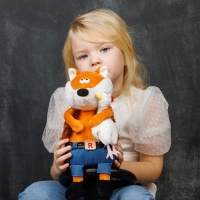 Мягкая игрушка "Ловкий Лис и Курица", 24 см MT-MRT-D04202307-24 Мягкая игрушка "Ловкий Лис и Курица", 24 см MT-MRT-D04202307-24