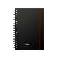 Тетрадь А6 на спирали, 80 листов в клетку, ErichKrause Accent, пластиковая обложка, на резинке, блок офсет 100% белизна, МИКС Тетрадь А6 на спирали, 80 листов в клетку, ErichKrause Accent, пластиковая обложка, на резинке, блок офсет 100% белизна, МИКС