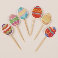Шпажки &laquo;Пасхальные яйца&raquo;, набор 6 шт.