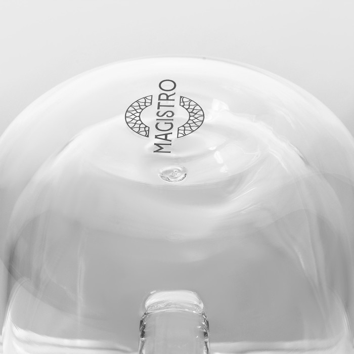 Кружка стеклянная с двойными стенками Magistro &laquo;Адель&raquo;, 300 мл