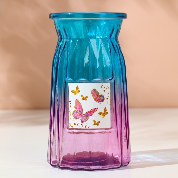 Ваза для цветов &laquo;Бабочки&raquo;, 15 см.