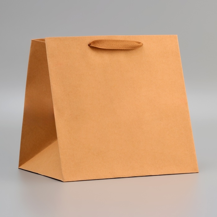 Пакет крафт с квадратным дном 25 Х 25 Х 25 см Пакет крафт с квадратным дном 25 Х 25 Х 25 см