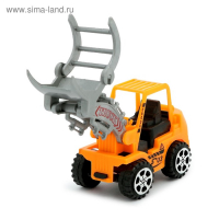 Грузовик радиоуправляемый &laquo;Эвакуатор&raquo;, с погрузчиком, работает от батареек, МИКС
