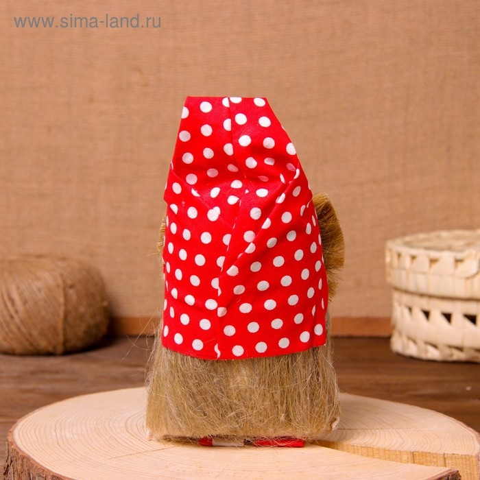 Оберег &laquo;Домовой с долларами&raquo;, 20 см, микс