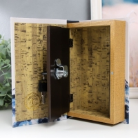 Сейф-книга дерево кожзам "Горы" 21х13х5 см