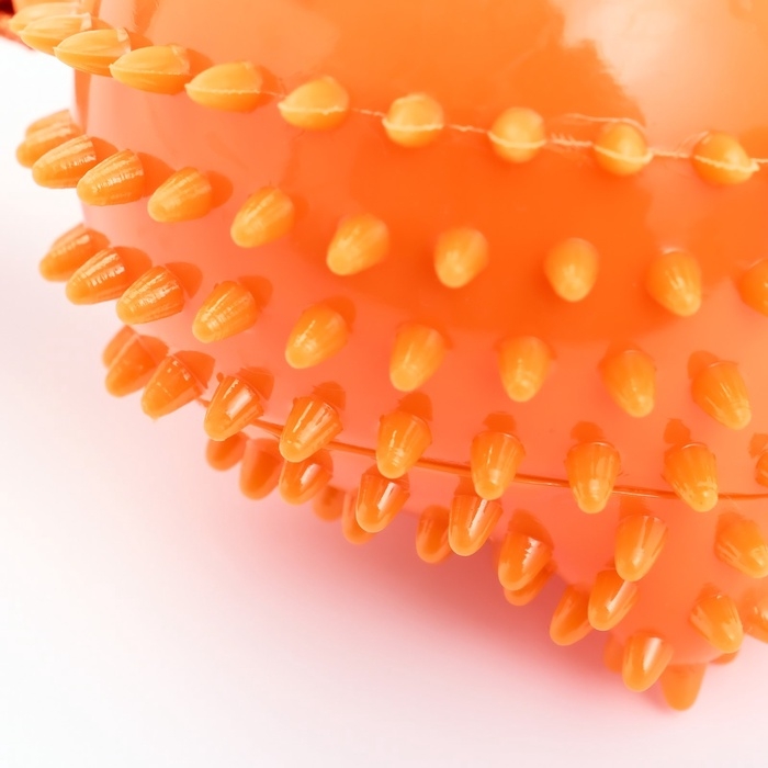 Игрушка под лакомства для собак "Смеющийся монстр" 10,5 см, ТПР, микс цветов