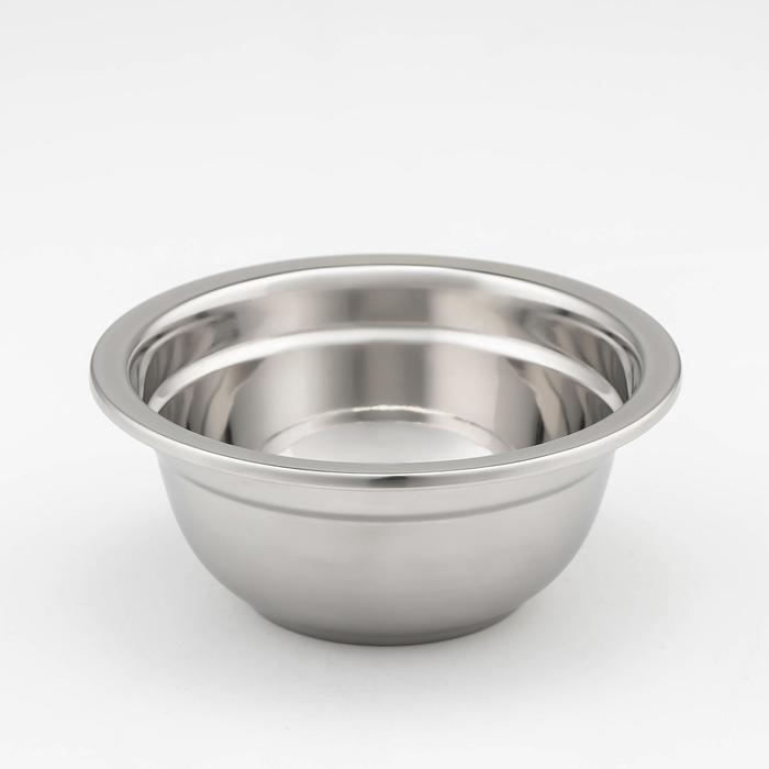 Мискa из нержавеющей стали, 500 мл, 14&times;6 см, 201 мaркa стaли, толщинa 0,8 мм, внутренний диaметр 12 см