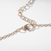 Чокер &laquo;Полумесяц&raquo; фазы луны, цветной в золоте, 35 см