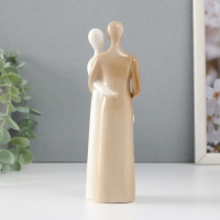 Сувенир керамика "Абстракция. Влюблённые с сердцем" кофе с молоком 5х3,6х17 см Сувенир керамика "Абстракция. Влюблённые с сердцем" кофе с молоком 5х3,6х17 см