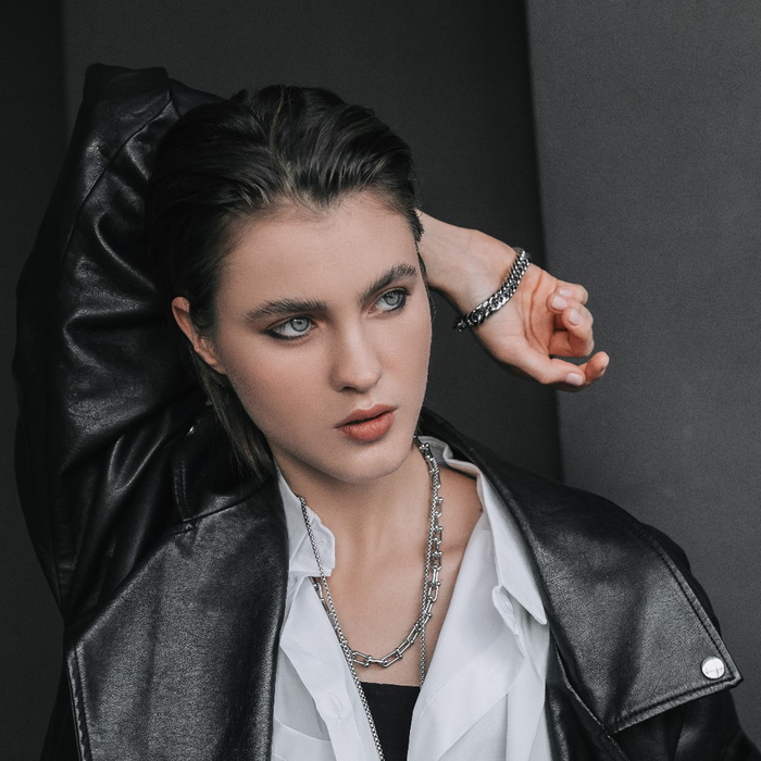 Браслет мужской &laquo;Стальной&raquo; цепь, цвет серебро, 21 см