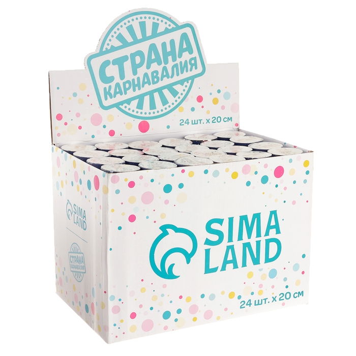 Новогодняя хлопушка пружинная поворотная &laquo;Почта Деда Мороза&raquo; 20 см