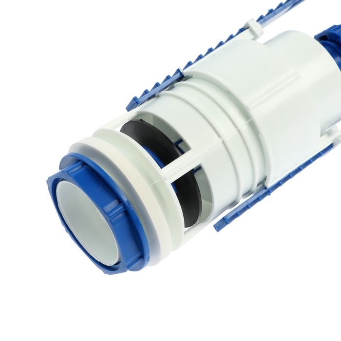 Клапан сливной для бачка унитаза Клапан сливной для бачка унитаза "РБМ" КВ-12.1М, двухуровневая кнопка хром