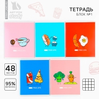 Тетрадь в клетку, 48 листов А5 на скрепке , внутренний блок №1 МИКС &laquo;1 сентября: Истинная любовь&raquo; ВД лак