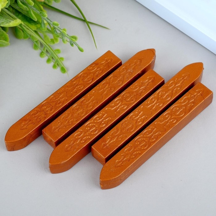 Сургуч для печати Сургуч для печати "Медь" набор 5 шт 9х1х1 см