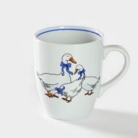 Кружка фарфоровая &laquo;Гуси&raquo;, 300 мл