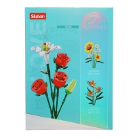 Конструктор &laquo;Цветы. Букет роз&raquo;, 267 деталей