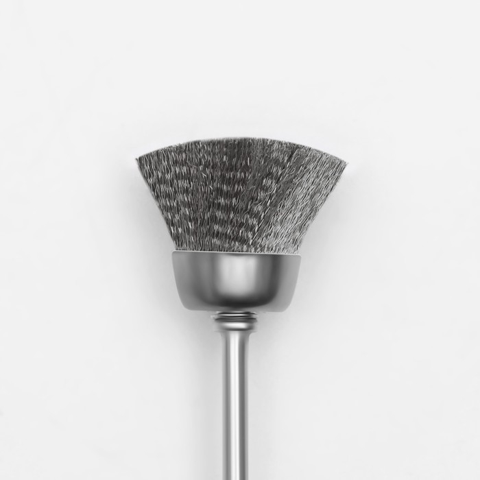 Щётка - браш для чистки фрез, стальная, цвет серебристый Щётка - браш для чистки фрез, стальная, цвет серебристый