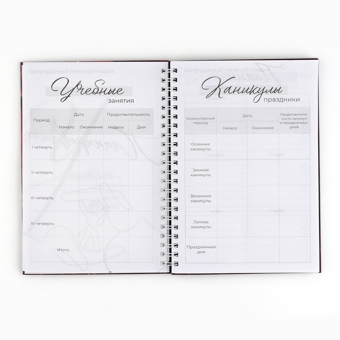 Интерактивный планинг &laquo;Учителю: Планинг учителя&raquo; А5, 60л, на спирали