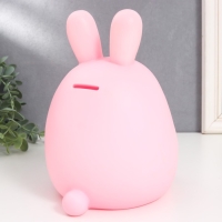 Копилка пластик "Зайчик - пухляш с сердцем/цветком" МИКС 16х15,5х23 см Копилка пластик "Зайчик - пухляш с сердцем/цветком" МИКС 16х15,5х23 см