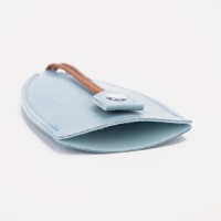 Ключница, длина 11,5 см, кольцо, цвет голубой Ключница, длина 11,5 см, кольцо, цвет голубой