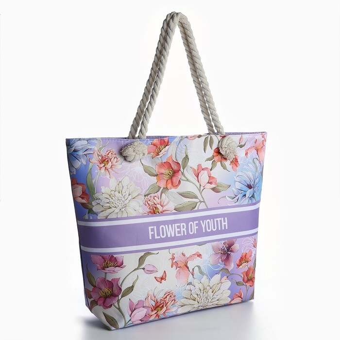 Сумка женская пляжная Nazamok Сумка женская пляжная Nazamok "Flower of youth", 47*37*13,5 см