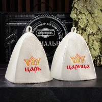 Набор для бани подарочный "Настоящим банным царям. Царь, Царица" (14 в 1) Набор для бани подарочный "Настоящим банным царям. Царь, Царица" (14 в 1)