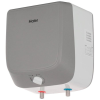 Водонагреватель Haier ES10V-Q1(R), накопительный, 1.5 кВт, 10 л, нижняя подводка, серый