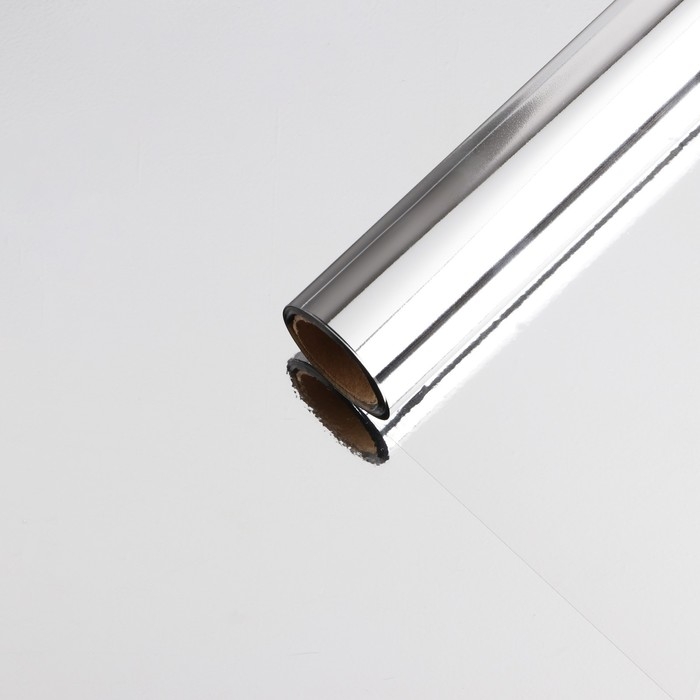 Плёнка упаковочная полисилк &laquo;Серебро&raquo; 0.7х20м