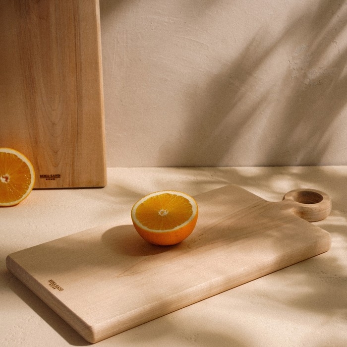 Доска разделочная из цельного массива берёзы Sima-Land Home, 35&times;16&times;2,2 см
