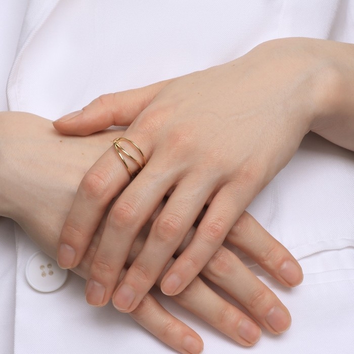 Кольцо XUPING контур, цвет золото, размер 16 Кольцо XUPING контур, цвет золото, размер 16