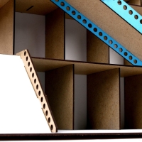 Сборная игрушка из дерева &laquo;Автопарковка цветная&raquo;