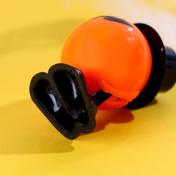 Хэллоуин. Игрушка заводная &laquo;Тыква&raquo;, с наклейками