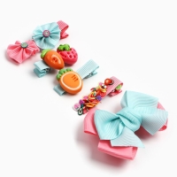 Набор заколок для волос, 5 шт, зажим, Холодное сердце Набор заколок для волос, 5 шт, зажим, Холодное сердце