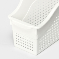 Контейнер для хранения хозяйственный &laquo;Лофт&raquo;, 3 л, 35,5&times;13&times;17 см, на колёсах, цвет белый