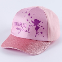 Кепка детская для девочки You're so magical, цвет розовый, р-р. 52-54 Кепка детская для девочки You're so magical, цвет розовый, р-р. 52-54