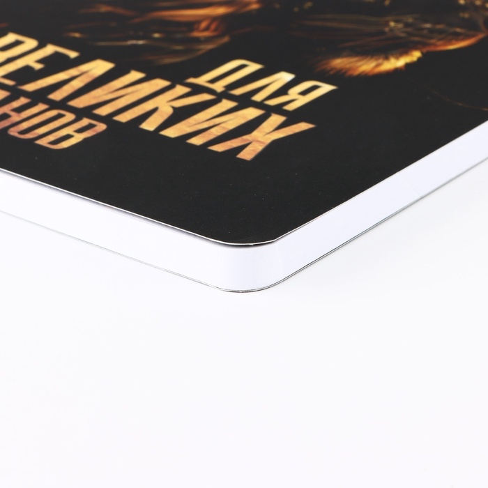 Ежедневник А5+, 100 л. Мягкая обл. Софт-тач "Для великих планов"