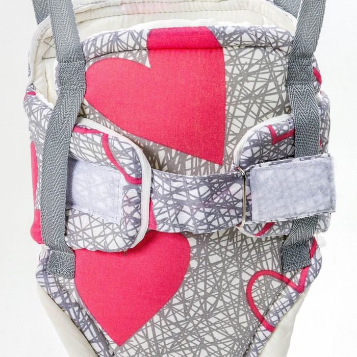 Прыгунки №1, 2в1 &laquo;Розовые сердечки&raquo; (прыгунки, качели, тарзанка)