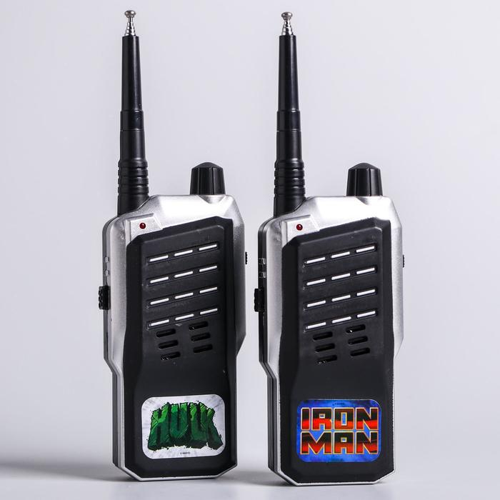 Набор раций &laquo;Рации супергероев&raquo;, Мстители, работает от батареек