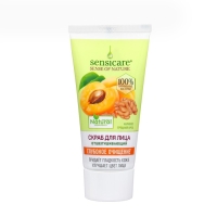 Скраб для лица Sensicare очищающий абрикосовые косточки, 50 мл