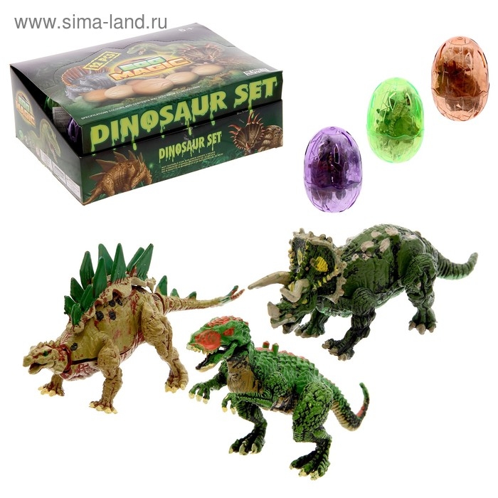 Конструктор в яйце &laquo;Динозавр&raquo;, 6 видов, МИКС
