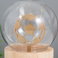 Ночник «Шар-футбольный мяч» LED 3хAG10 шар 8см 6,5х6,5х11,5см Ночник «Шар-футбольный мяч» LED 3хAG10 шар 8см 6,5х6,5х11,5см