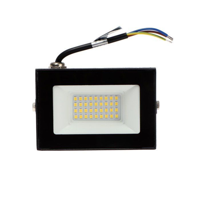 Прожектор светодиодный REV, 30 Вт, 4000 К, 2550 Лм, IP65 Прожектор светодиодный REV, 30 Вт, 4000 К, 2550 Лм, IP65