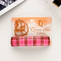 Заколка-автомат для волос "Сильва" клетка блеск, 9 см, микс