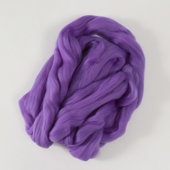 Шерсть для валяния 100% полутонкая шерсть 50 гр (276 колокольчик) Шерсть для валяния 100% полутонкая шерсть 50 гр (276 колокольчик)