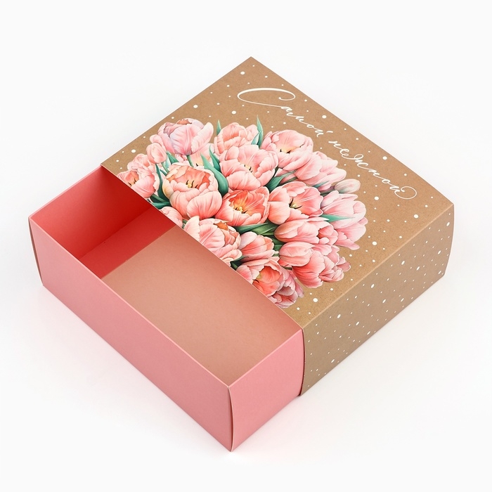 Коробка складная &laquo;Самой нежной &raquo;, 20 х 15 х 8 см