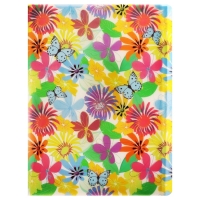 Папка с 30 вкладышами Calligrata "Цветы" А4, пластик, 400 мкм, МИКС Папка с 30 вкладышами Calligrata "Цветы" А4, пластик, 400 мкм, МИКС
