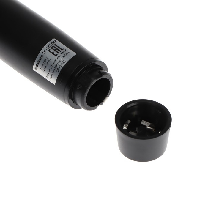 Триммер для волос Sakura SA-SA-5520BK, для носа/ушей/бороды/усов 1хАА (не в компл.), чёрный Триммер для волос Sakura SA-SA-5520BK, для носа/ушей/бороды/усов 1хАА (не в компл.), чёрный