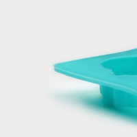 Форма для конфет и шоколада новогодняя Доляна &laquo;Новый год&raquo;, силикон, 21,5&times;10 см, 12 ячеек, цвет бирюзовый