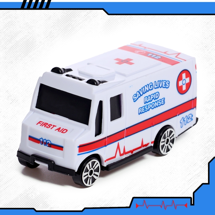 Набор машин &laquo;Скорая помощь&raquo;, 5 штук